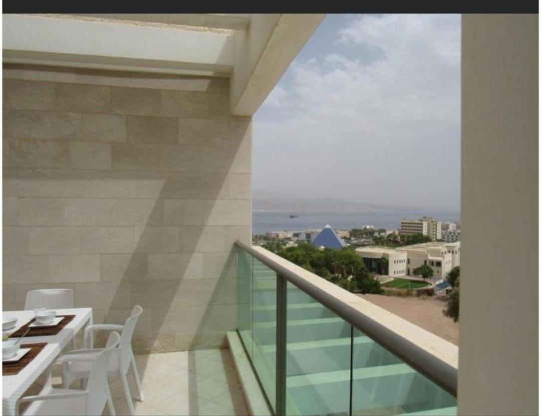 Ferienwohnung Exclusive Top Luxury Penthouse Near The Sea With Privat Roof-Pool Eilat Exterior foto