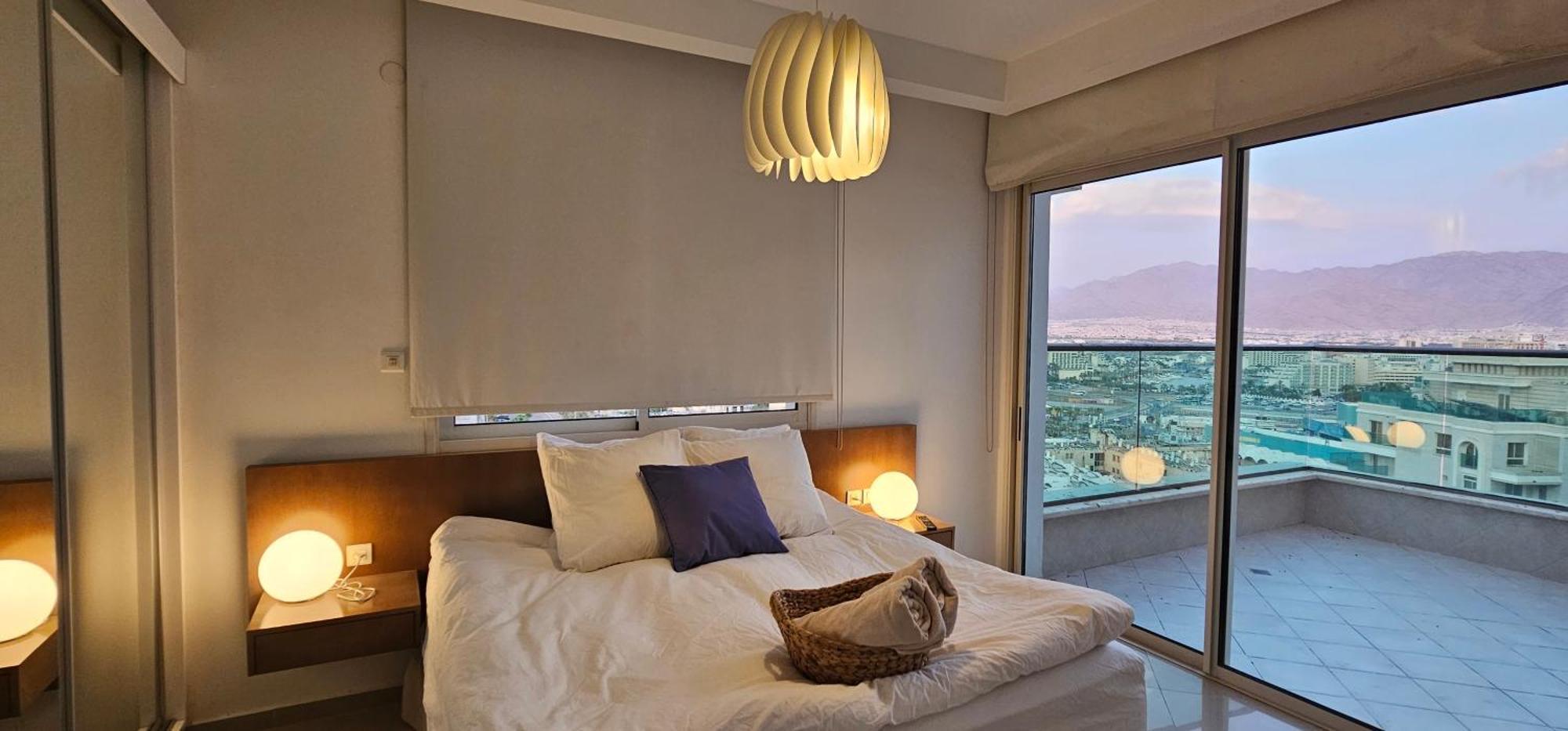 Ferienwohnung Exclusive Top Luxury Penthouse Near The Sea With Privat Roof-Pool Eilat Exterior foto