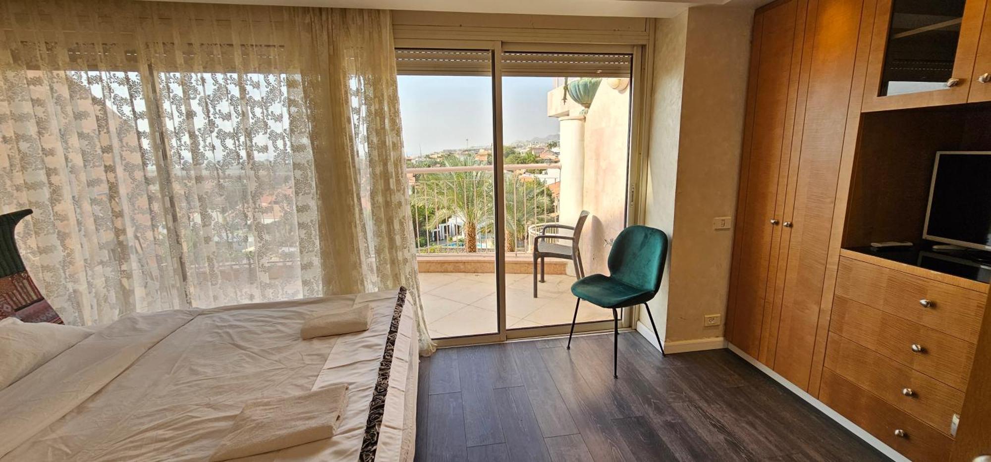 Ferienwohnung Exclusive Top Luxury Penthouse Near The Sea With Privat Roof-Pool Eilat Exterior foto