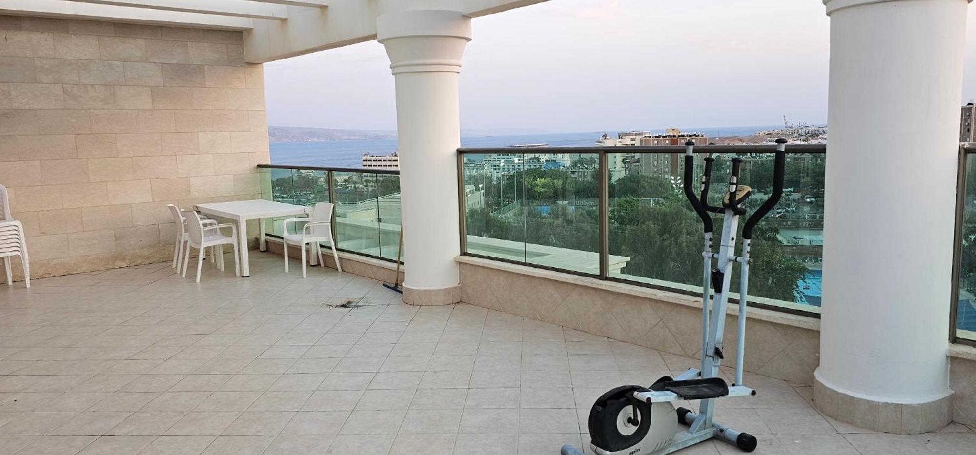 Ferienwohnung Exclusive Top Luxury Penthouse Near The Sea With Privat Roof-Pool Eilat Exterior foto