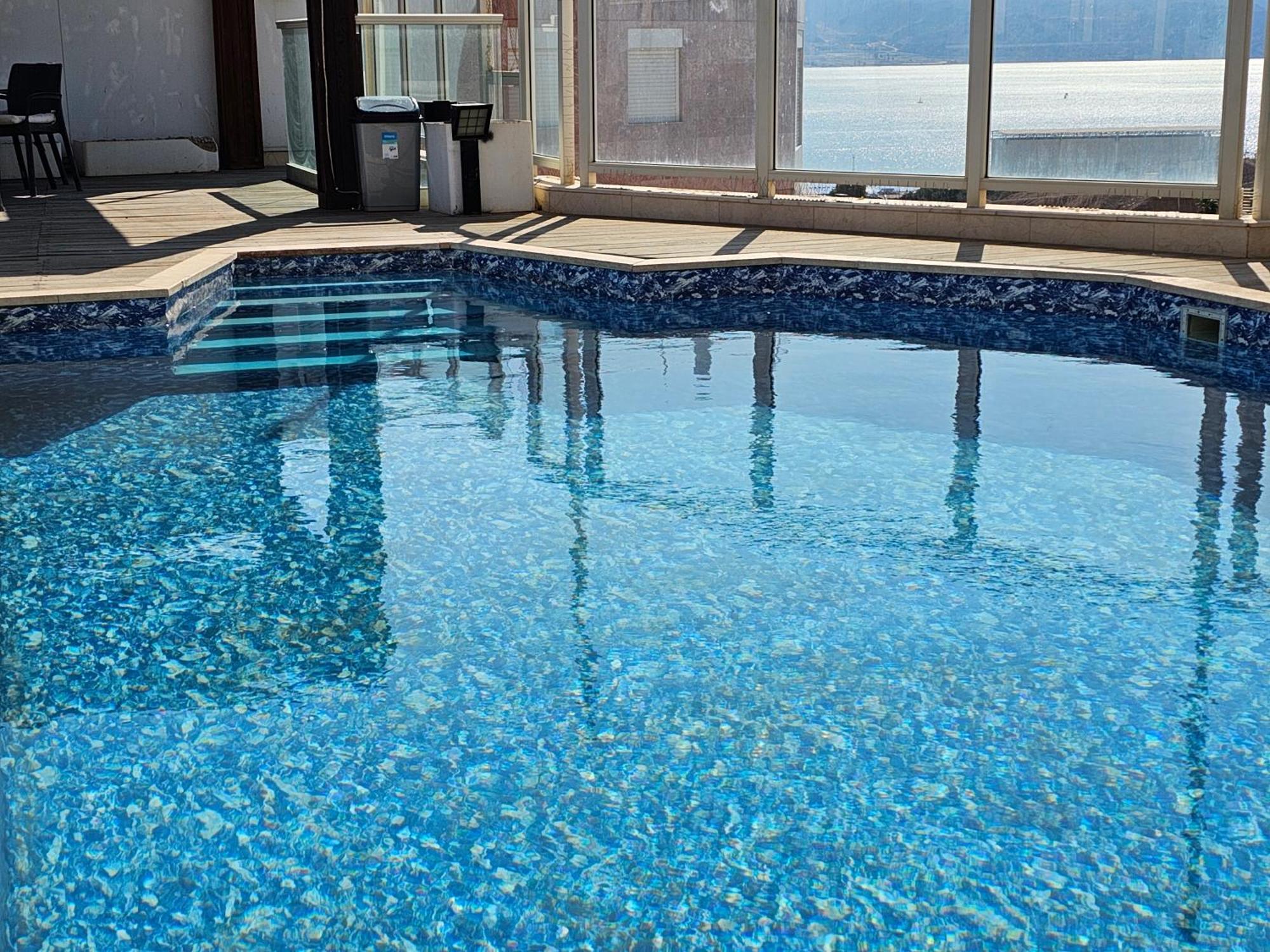 Ferienwohnung Exclusive Top Luxury Penthouse Near The Sea With Privat Roof-Pool Eilat Exterior foto