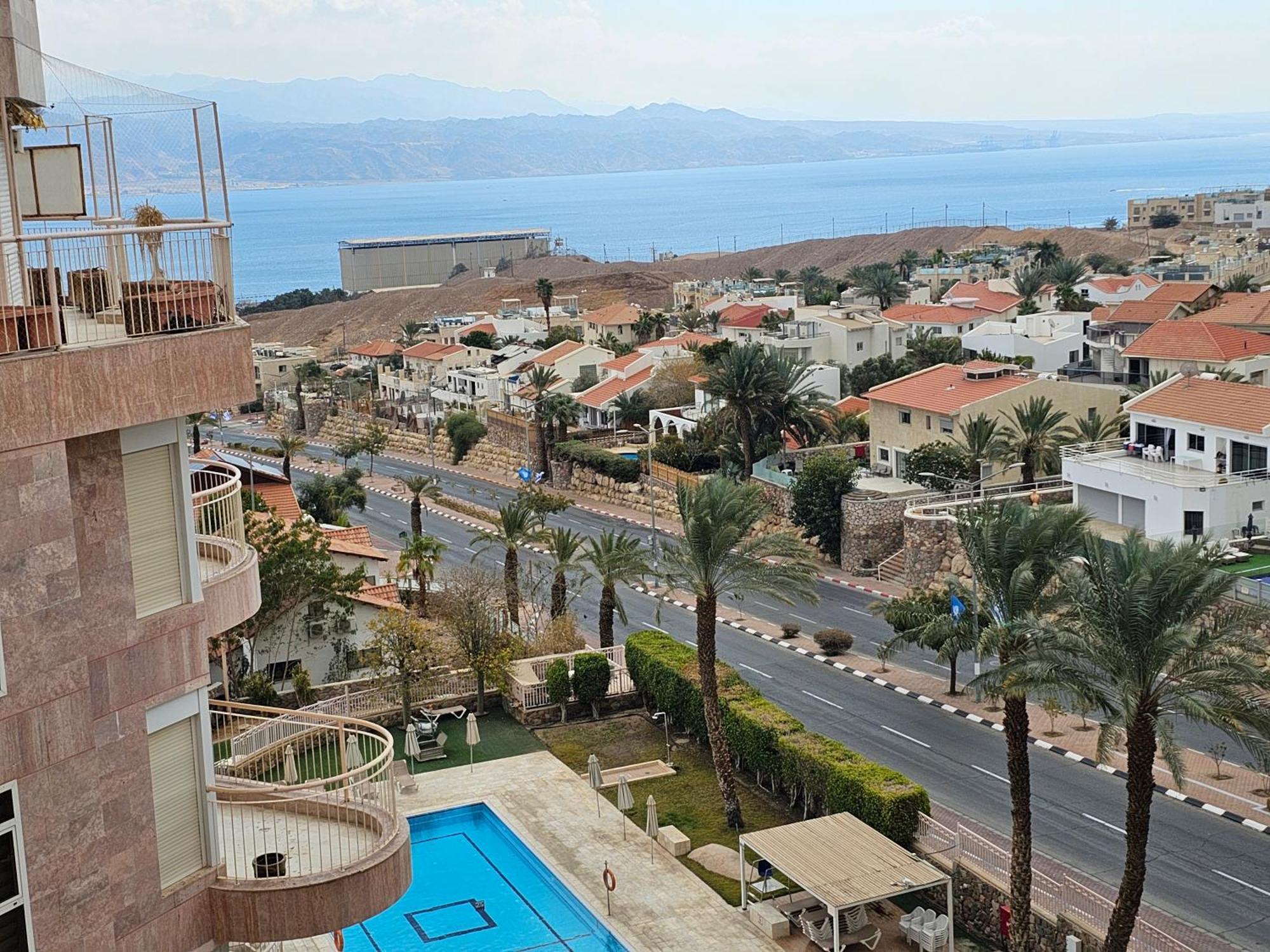 Ferienwohnung Exclusive Top Luxury Penthouse Near The Sea With Privat Roof-Pool Eilat Exterior foto